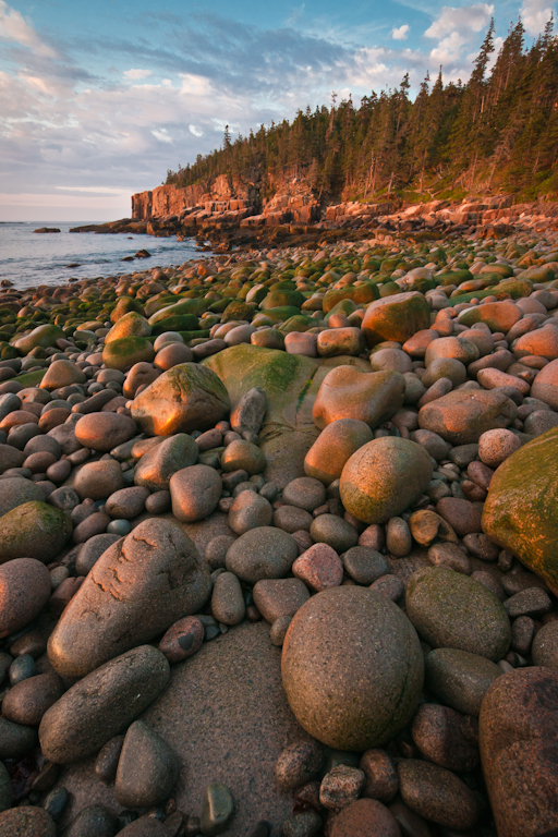Otter Cliff in Distance